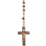 Terço de Madeira Facetada Quadrado - Image 3