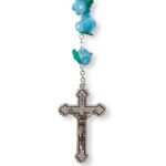 Terço 'Jardim das rosas' - cerâmica plástica (Fimo)