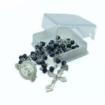 Terço de Cristal Disco 4MM Prateada em Caixa 4x4 - Image 10