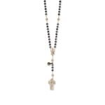 Terço de Cristal  - Disco Pai Nosso em Conta Laminada - Image 64