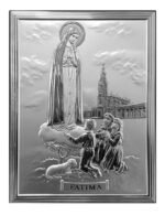 Aparição de Fátima Painel BilaminadoFolha de Alumínio c/ prata vaporizada