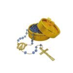 Terço/Fio de Cristal Dourado c/caixa, 6mm - Image 10