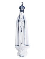 Branca com frisos Azuis