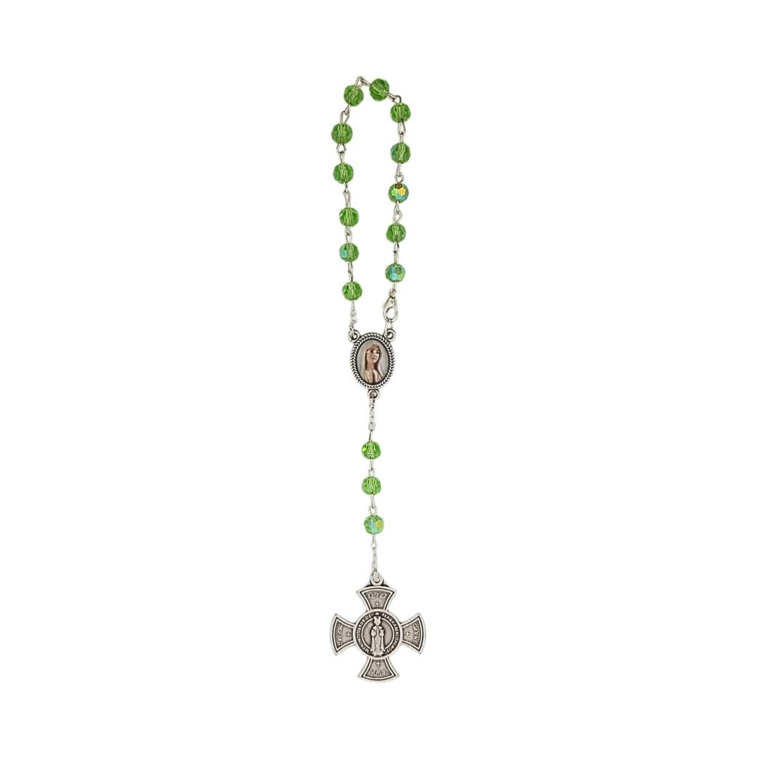 1962032738_C2151FMJP____1_50_verde Coroinha em acrilico c/fecho - Menino Jesus de Praga - Image 1