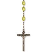 Terço de Plástico Oval Cristal - Image 7