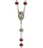 Terço de Madeira Com Rosas - Image 2