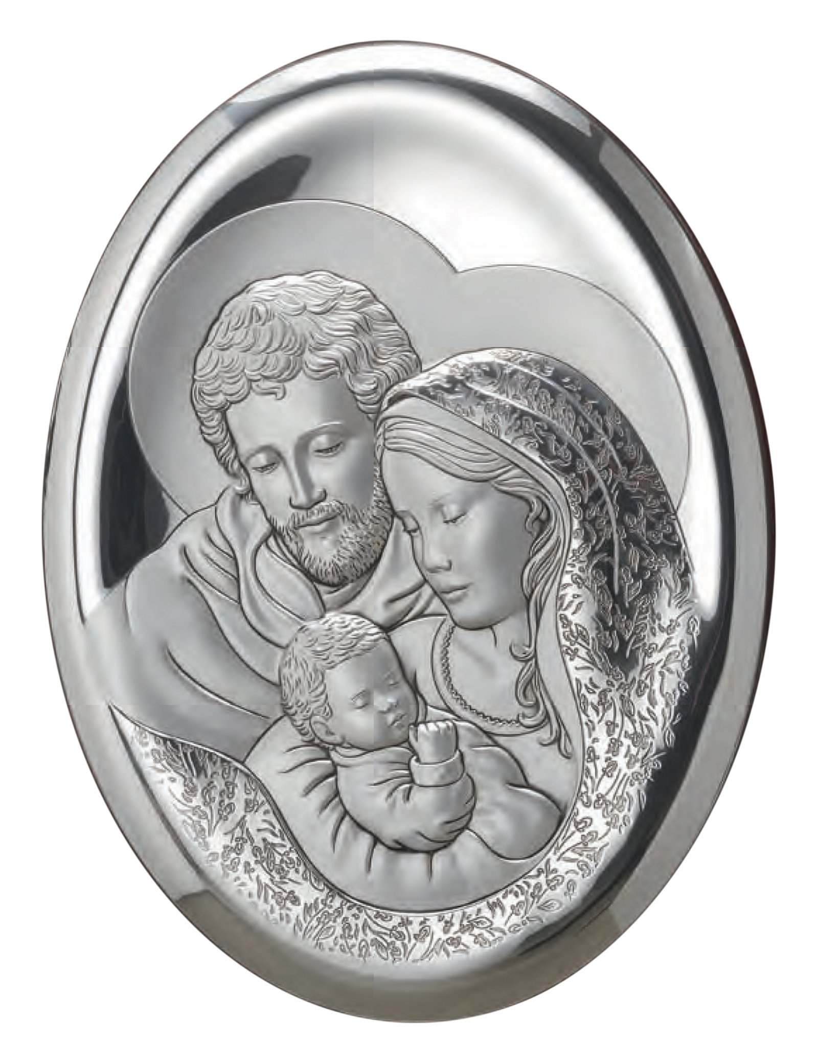 2042732146_Sagrada_Fam__lia_-_Oval_1 Painel Bilaminado Prata 999°°Sagrada FamíliaOval - Image 1