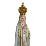 Imagem em Resina NS Fátima Bordada/Pintada c/ Pombas - Image 2