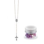 Terço de Pérola 4MM c/fecho e c/ caixa de Vidro - Image 4