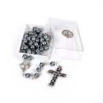 Terço de Pérola C/ Anilha Flor