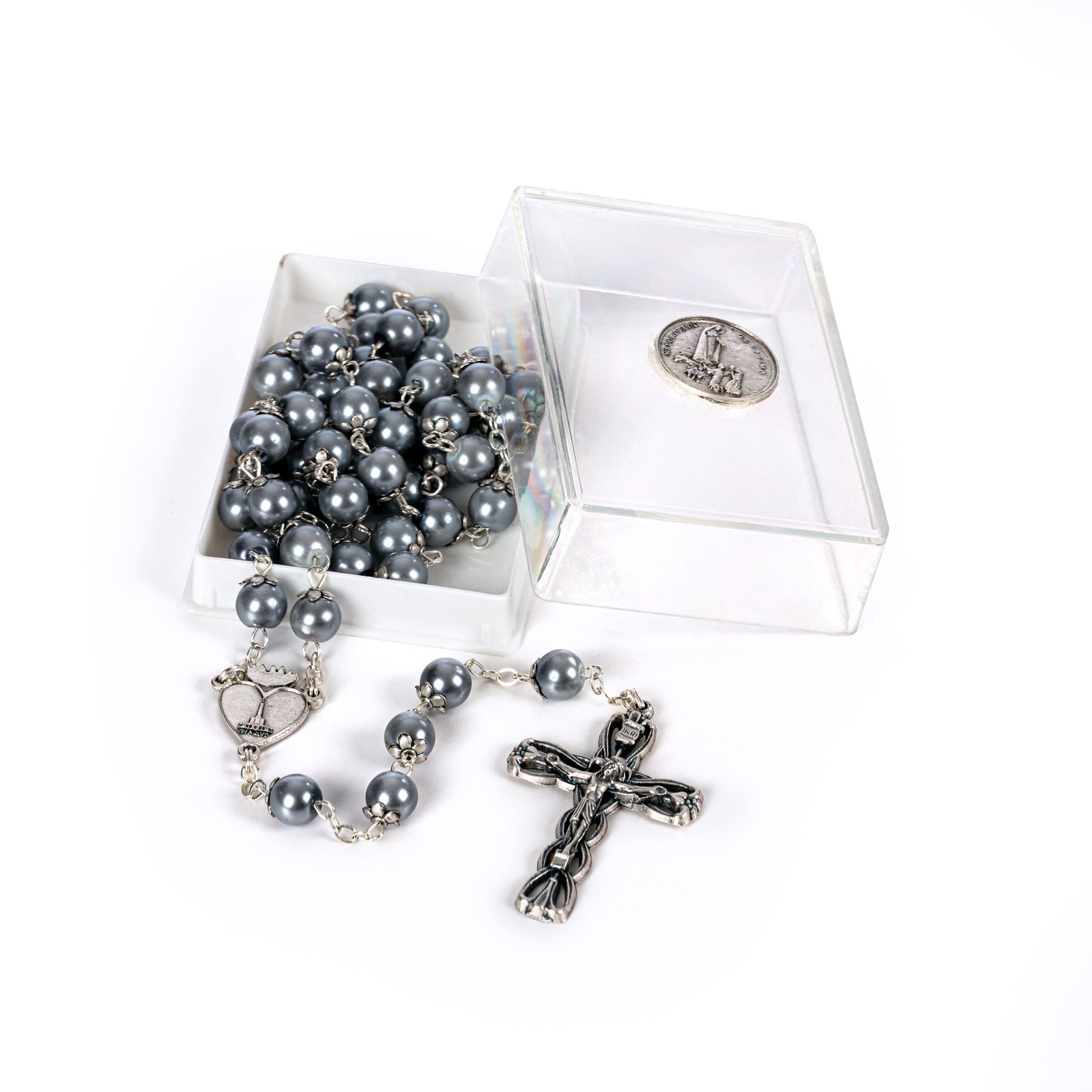 2086181976_T6005_ANFL Terço de Pérola C/ Anilha Flor - Image 1