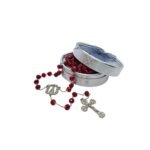 Terço/Fio de Cristal Prateado c/caixa, 8mm - Image 22