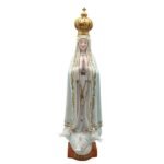 Imagem em Resina NS Fátima Bordada/Pintada c/ Pombas - Image 6