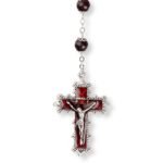 Terço de vidro -com anilhas e relíquia - Image 6