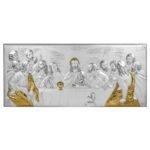 Painel Bilaminado Prata 999°°Última Ceia - cores