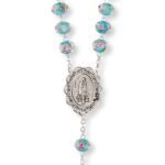 Terço de cristal disco 8MM Decorado à Mão c/Esmalte - Image 2