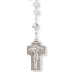 Terço de Cristal  - Disco Pai Nosso em Conta Laminada - Image 16