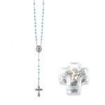 Terço de Pérola 4MM c/fecho e c/ caixa Cruz - Image 2