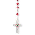 Terço de cristal com pérolas - cruz e passador em esmalte - Image 13