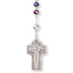 Terço de Cristal  - Disco Pai Nosso em Conta Laminada - Image 101