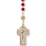 Terço de Cristal  - Disco Pai Nosso em Conta Laminada - Image 10