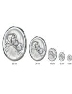 Painel Bilaminado Prata 999°°Amor de Mãe Oval - Image 2