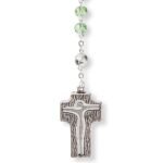 Terço de Cristal  - Disco Pai Nosso em Conta Laminada - Image 85