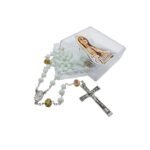 Terço de Cristal c/Pai Nosso Murano,8mm, c/caixa - Image 4