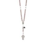 Terço de Cristal  - Disco Pai Nosso em Conta Laminada - Image 2