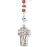 Terço de Cristal  - Disco Pai Nosso em Conta Laminada - Image 4