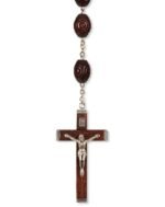 Terço de Madeira Trabalhada Oval - Image 3