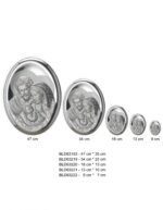 Painel Bilaminado Prata 999°°Sagrada FamíliaOval - Image 2