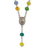 Terço de Cristal Facetado Hexagonal 8MM - Image 4