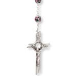 Terço de vidro manchado com anilhas - Image 2