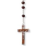 Terço de Madeira Crucifixo em Madeira, com metal - Image 4