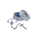 Terço/Fio de Cristal Prateado c/caixa, 6mm - Image 18