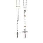 Terço de Cristal c/Pai Nosso Murano,8mm, c/caixa - Image 5