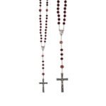 Terço de Cristal c/Pai Nosso Murano,8mm, c/caixa - Image 11