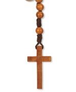 Terço de Madeira de Oliveira Corda - Image 2