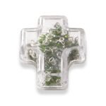 Terço de Cristal Disco 4MM Prateado em Caixa Cruz - Image 23