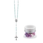 Terço de Pérola 4MM c/fecho e c/ caixa de Vidro - Image 2