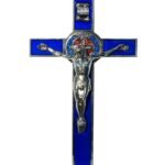 Cruz de Metal S.Bento - Azul