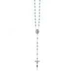 Terço de Pérola Oval 5/7 c/caixa Medalha