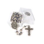 Terço de Cristal losango c/ Anel Strass - Image 5