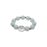 Dezena de Dedo Vidro 8mm, c/bolas de metal 3mm