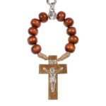 Porta Chave Dezena de Madeira Corda 6MM - Image 4