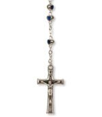 Terço de Metal Coração Pequeno C/ Resina - Image 2