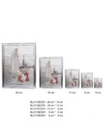 Aparição de Fátima - em cerâmicaPainel BilaminadoFolha de Alumínio c/ prata vaporizada - Image 2