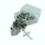 Terço de Cristal Disco 4MM Prateada em Caixa 4x4 - Image 22