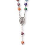 Terço multicolor em FIMO